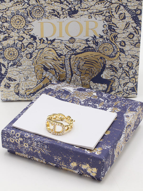 خاتم ديور لوقو بيرل خواتم dior