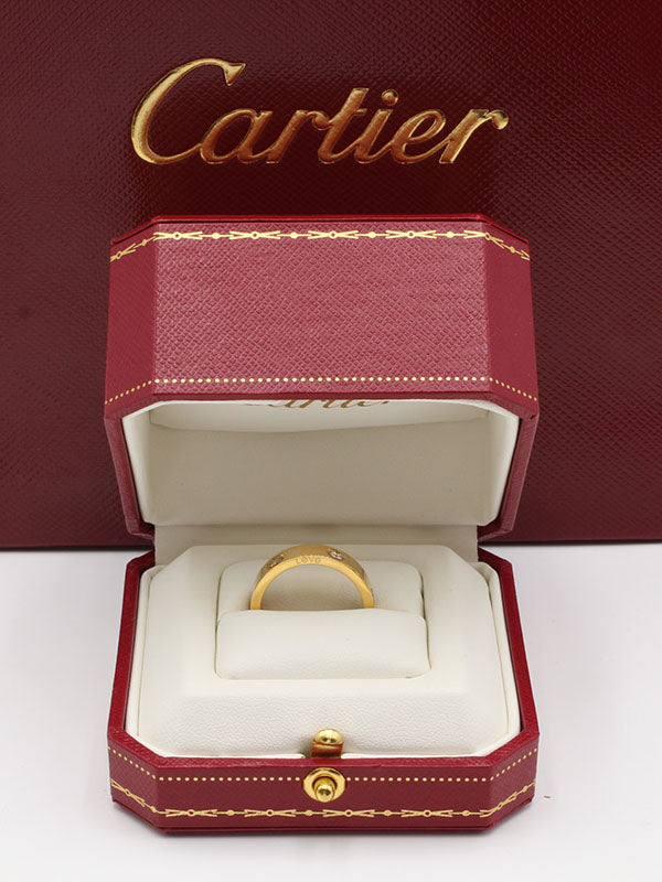 دبلة كارتير زركون كامل خواتم CARTIER ذهبي 6