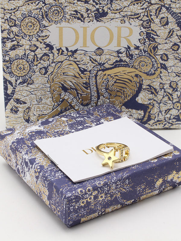 خاتم ديور ستار خواتم dior ذهبي