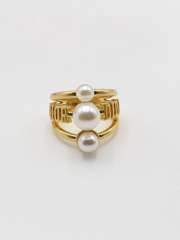 خاتم ديور لولو كبير خواتم dior ذهبي