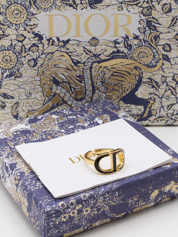 خاتم ديور بلاك لوقو خواتم dior