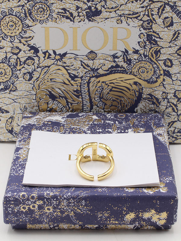 خاتم ديور بلاك لوقو خواتم dior