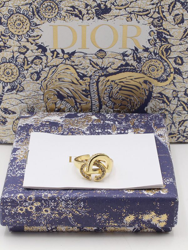 خاتم ديور نيو شيب خواتم dior ذهبي