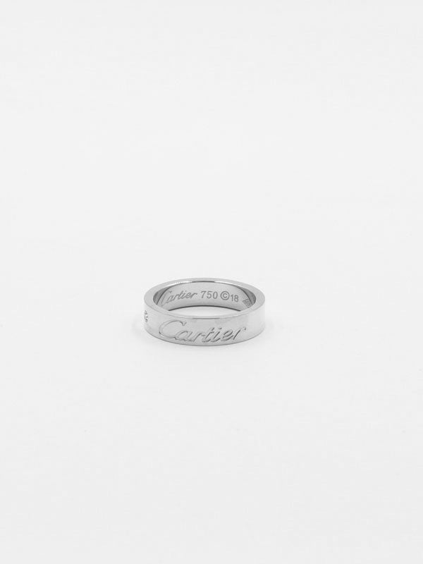 خاتم كارتير لوقو ذهبي 5MM خواتم CARTIER فضي 5
