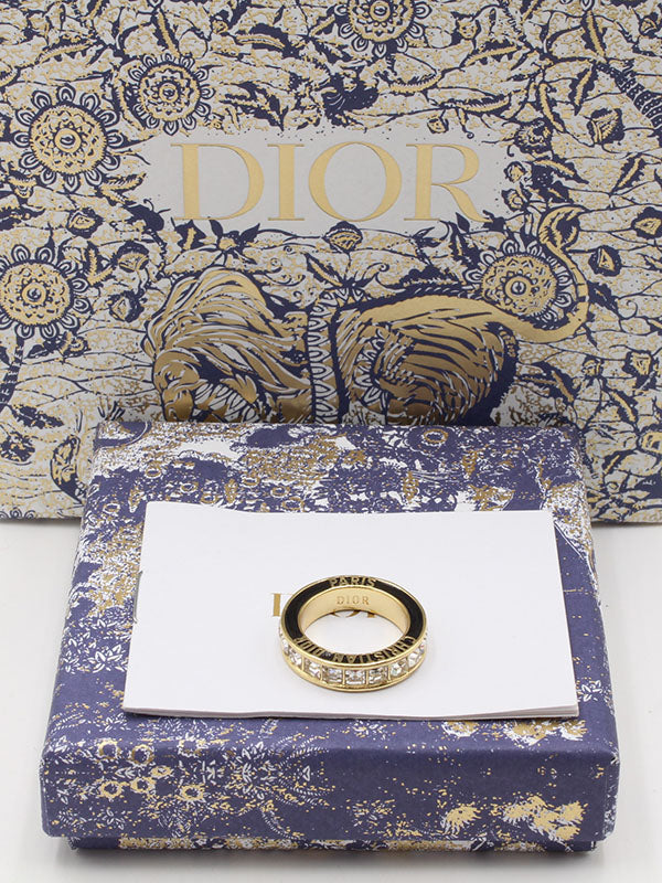 خاتم ديور جوانب اسود زركون خواتم dior