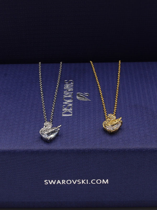سلسال سواروفسكي سوان زركون صغير سلسال Swarovski
