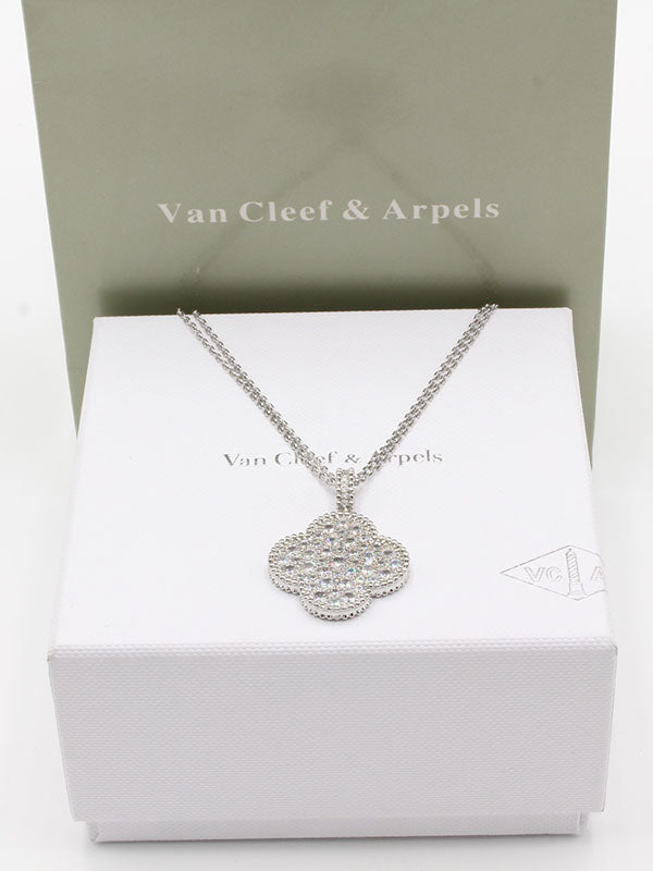 سلسال فان كليف طويل ذهبي سلسال van cleef