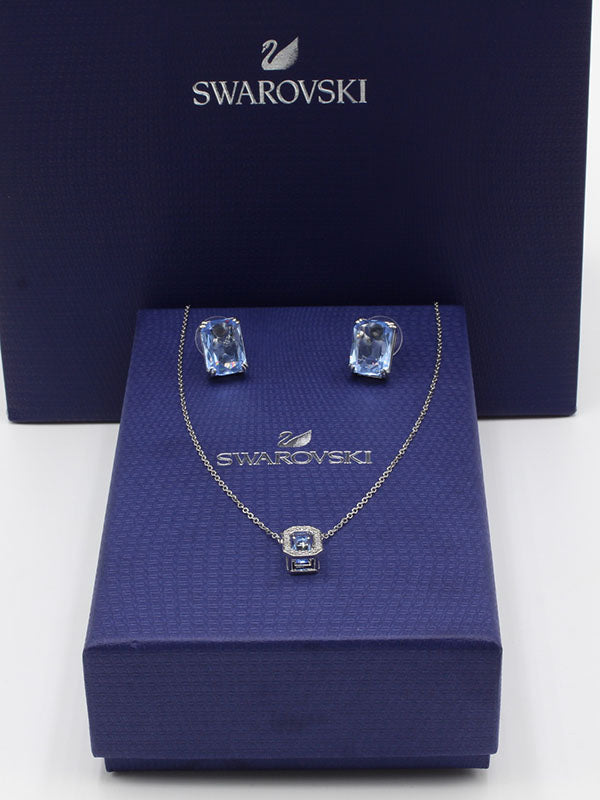 طقم سواروفسكي زركون سماوي اطقم Swarovski