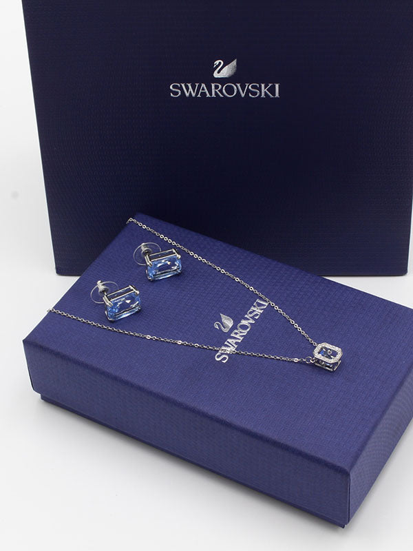 طقم سواروفسكي زركون سماوي اطقم Swarovski