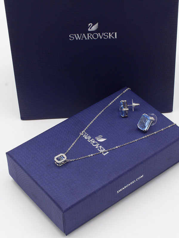 طقم سواروفسكي زركون سماوي اطقم Swarovski