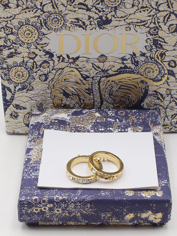 خواتم ديور 2 قطع لوقو خواتم dior