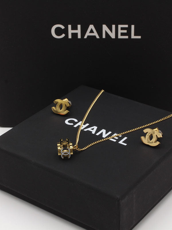 طقم شانيل مكس لوقو اطقم chanel