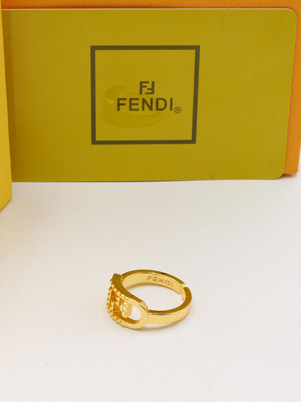 خاتم فندي ريقيلور لوقو خواتم fendi