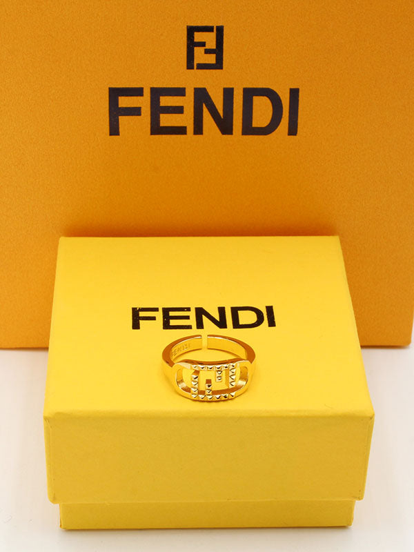 خاتم فندي ريقيلور لوقو خواتم fendi