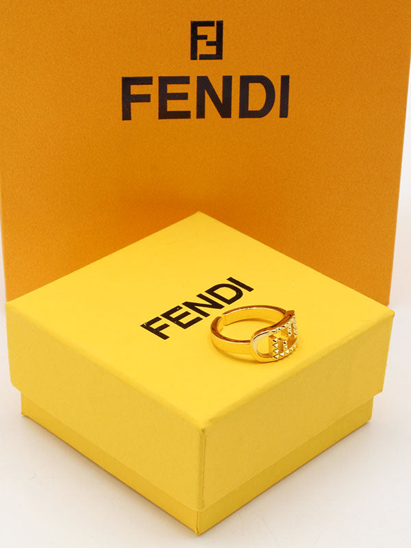 خاتم فندي ريقيلور لوقو خواتم fendi