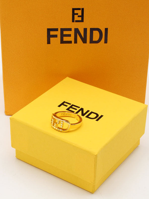 خاتم فندي ريقيلور لوقو خواتم fendi