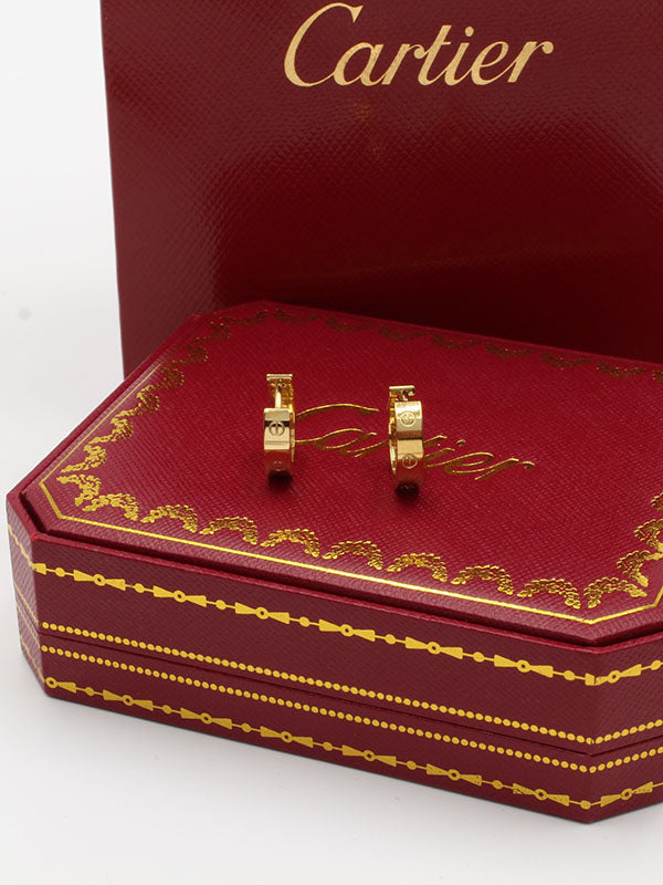 حلق كارتير مدور كبس لوقو حلق CARTIER