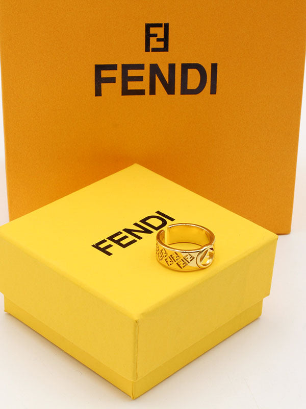 خاتم فندي ميتال اديشن لوقو خواتم fendi