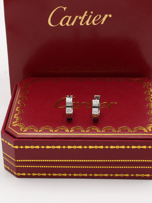 حلق كارتير مدور كبس لوقو حلق CARTIER