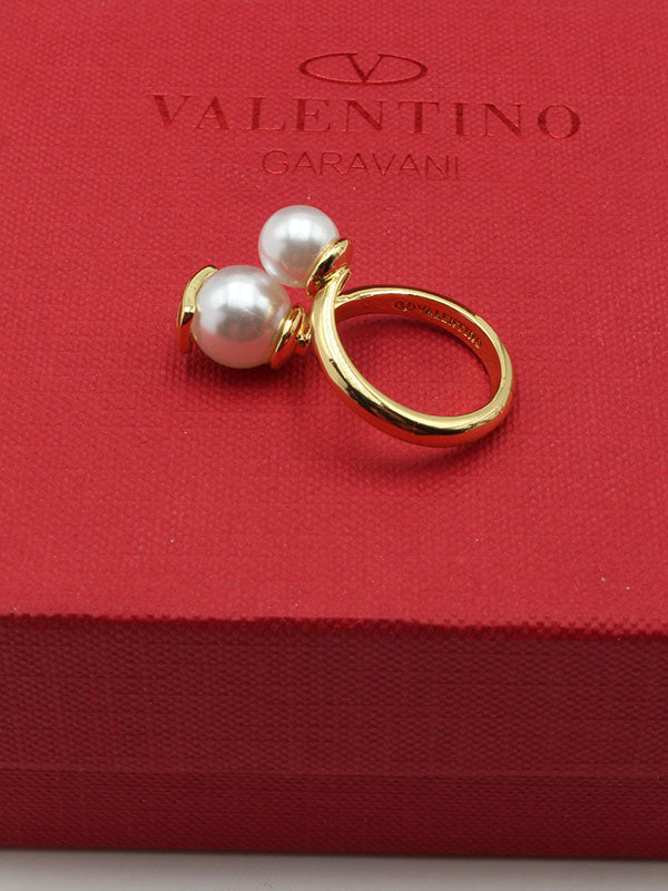 خاتم فالنتينو دبل بيرل خواتم VALENTINO