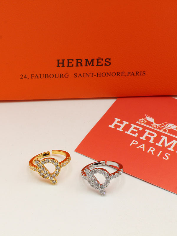 خاتم هيرمز زركون لوقو خواتم tory burch