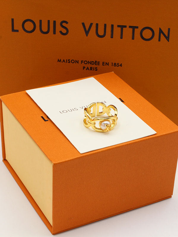 دبلة لويس فيتون لولو عريضه خواتم louis vuitton