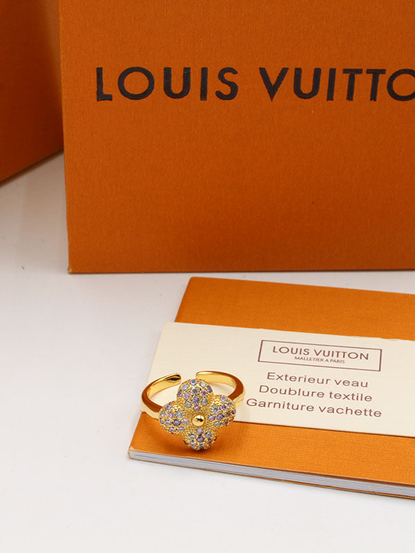خاتم لويس فيتون سنقل فلور خواتم louis vuitton