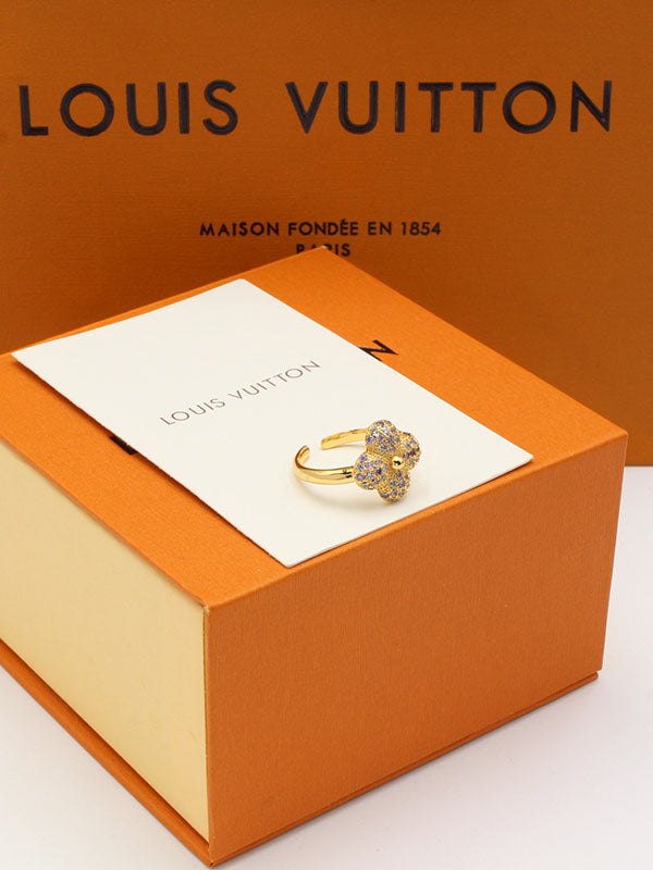 خاتم لويس فيتون سنقل فلور خواتم louis vuitton