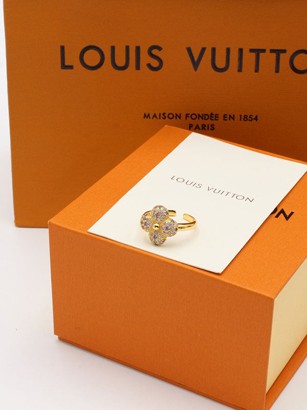 خاتم لويس فيتون سنقل فلور خواتم louis vuitton