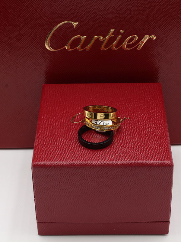 دبل كارتير بلاك ادشن خواتم CARTIER