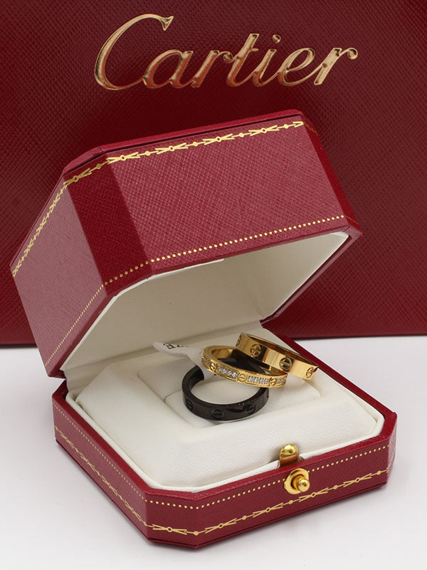 دبل كارتير بلاك ادشن خواتم CARTIER