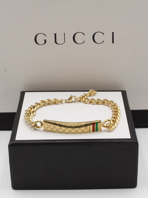 اسوارة قوتشي لوقو ملون ناعمة اسواره gucci