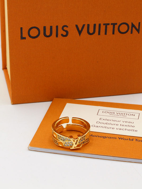 خاتم لويس فيتون زركون لوقو خواتم louis vuitton
