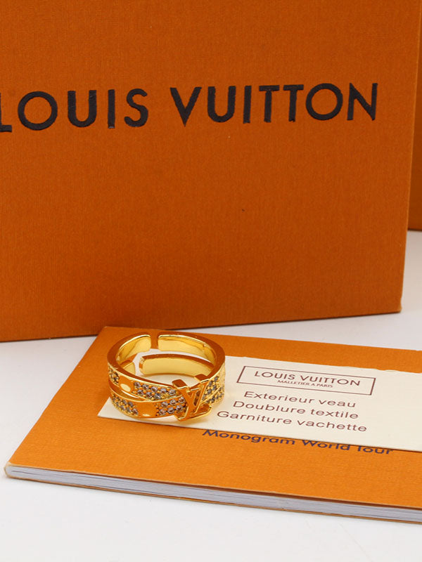خاتم لويس فيتون زركون لوقو خواتم louis vuitton