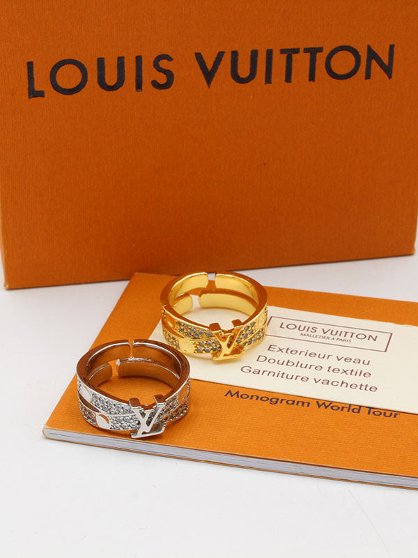 خاتم لويس فيتون زركون لوقو خواتم louis vuitton