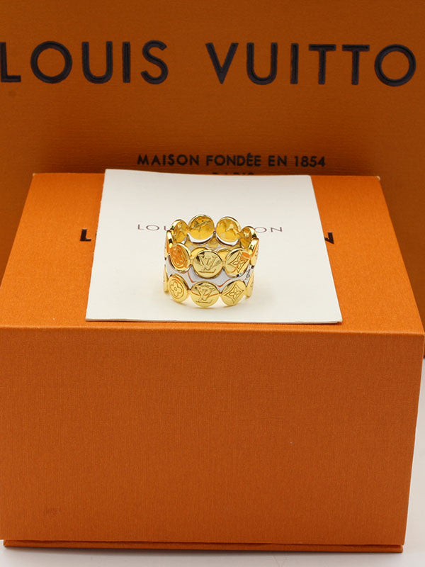 مجموعه 3 دبل لويس فيتون لوقو خواتم louis vuitton