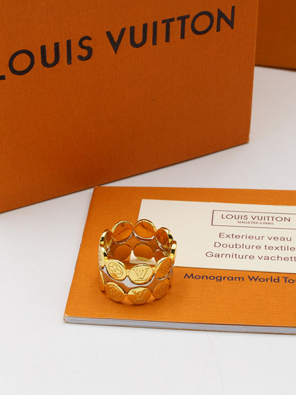 مجموعه 3 دبل لويس فيتون لوقو خواتم louis vuitton