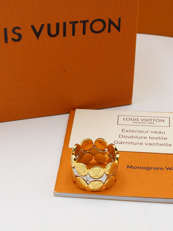 مجموعه 3 دبل لويس فيتون لوقو خواتم louis vuitton ملون