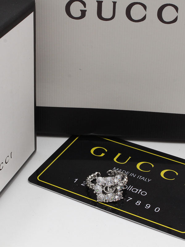 خاتم قوتشي جنزير زركون خواتم gucci