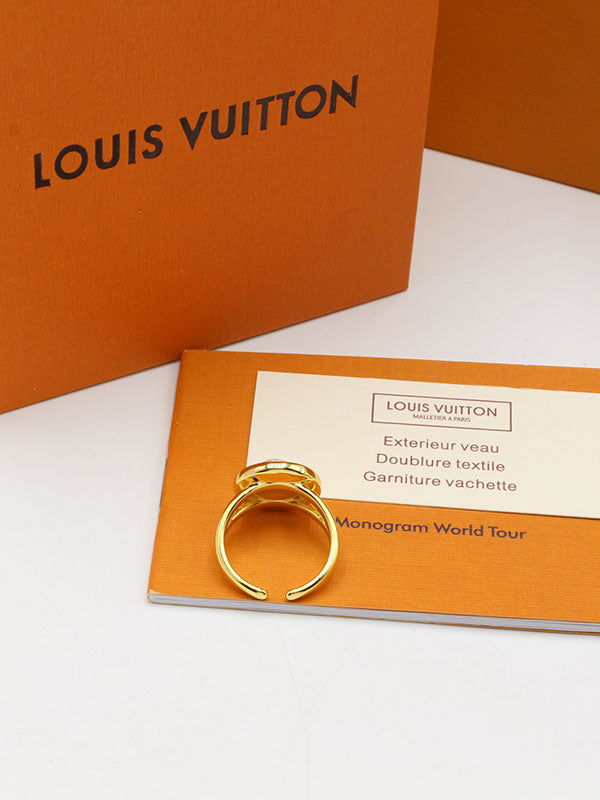 خاتم لويس فيتون وايت شيل لوقو خواتم louis vuitton