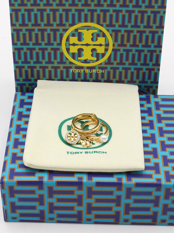 خواتم توري بورش مجموعه 3 قطع خواتم tory burch