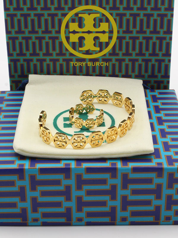 اسوارة وخاتم توري بورش اوبن بانقل اسواره tory burch