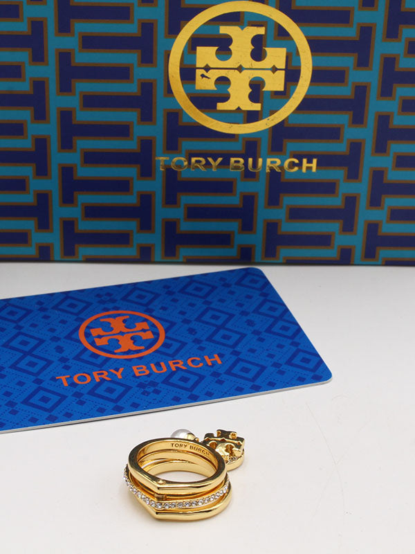 خواتم توري بورش مجموعه 3 قطع خواتم tory burch
