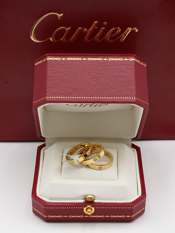 دبل كارتير قولد اديشن خواتم CARTIER