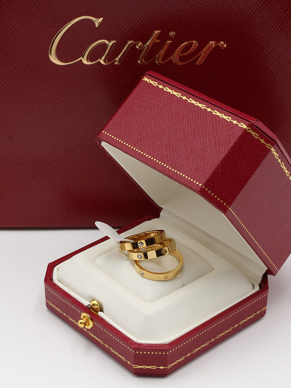 دبل كارتير قولد اديشن خواتم CARTIER