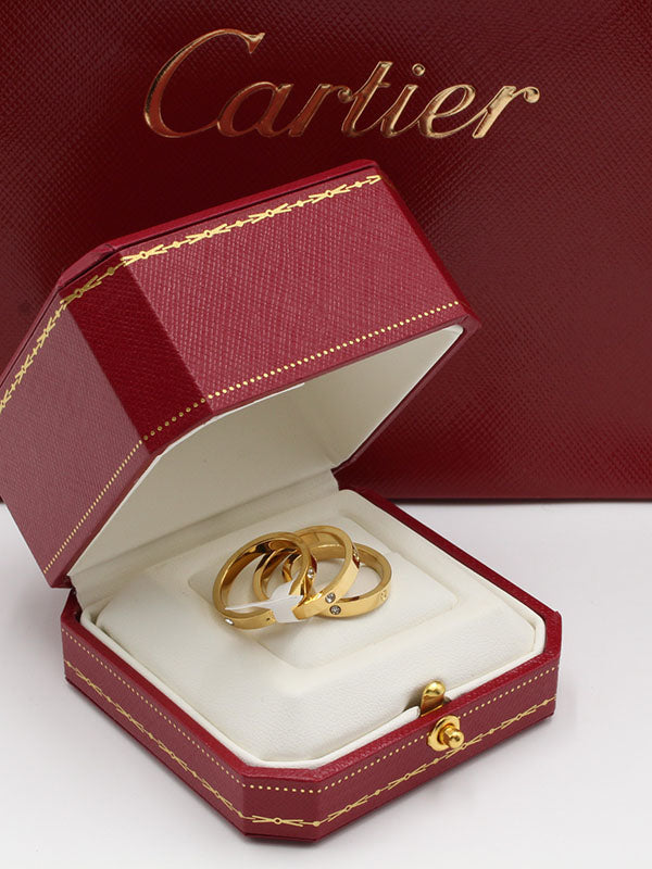 دبل كارتير قولد اديشن خواتم CARTIER