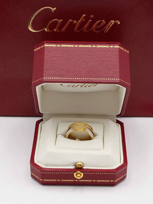 خاتم كارتير تو لاينز ذهبي خواتم CARTIER