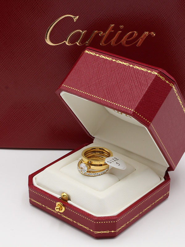 خاتم كارتير توينز ناعم ذهبي خواتم CARTIER ذهبي 5