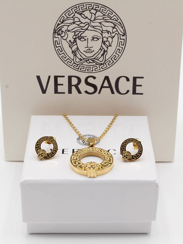 طقم فيرساتشي مدور ناعم اطقم versace