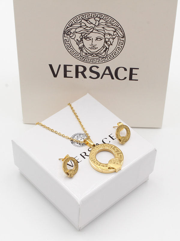 طقم فيرساتشي مدور ناعم اطقم versace